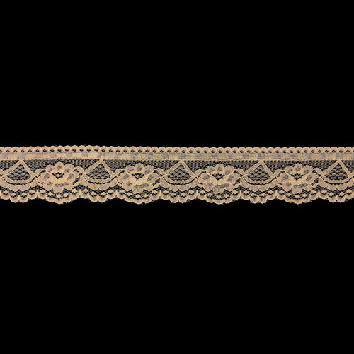 61927 Lace Nylon 36mm Peach