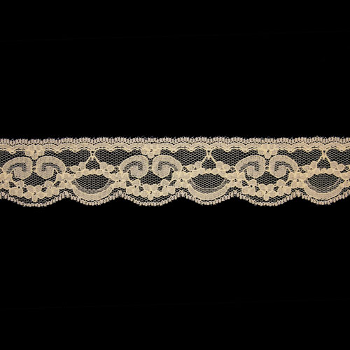 61942 Lace Nylon 30mm Peach