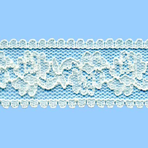 61953 Lace Nylon 22mm Cream
