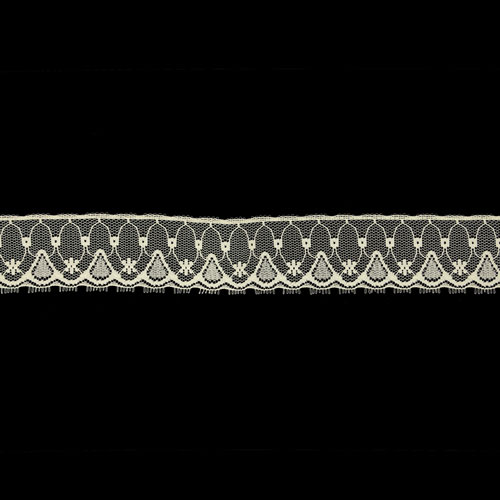 61962 Lace Nylon 30mm Cream