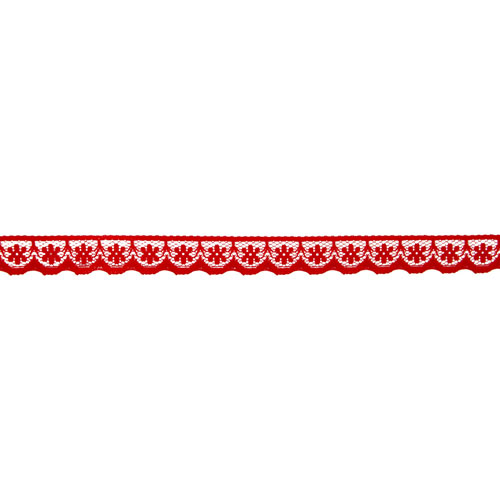 61991 Lace Nylon 13mm Red