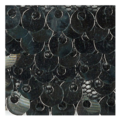 62496 Mermaid Reversible Sequin 120cm Silver Black