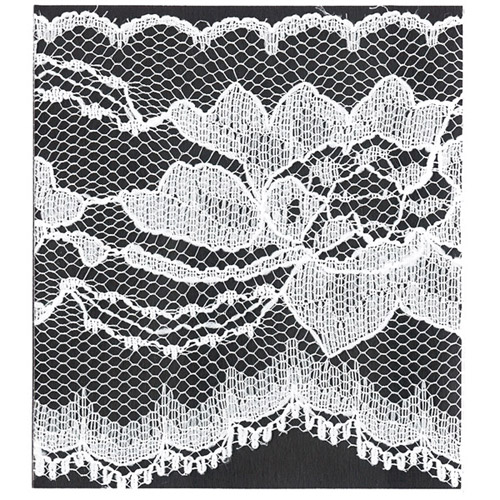 62545 Lace Nylon 75mm White