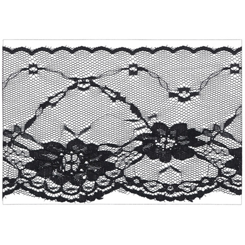 62583 Lace Nylon 85mm Black