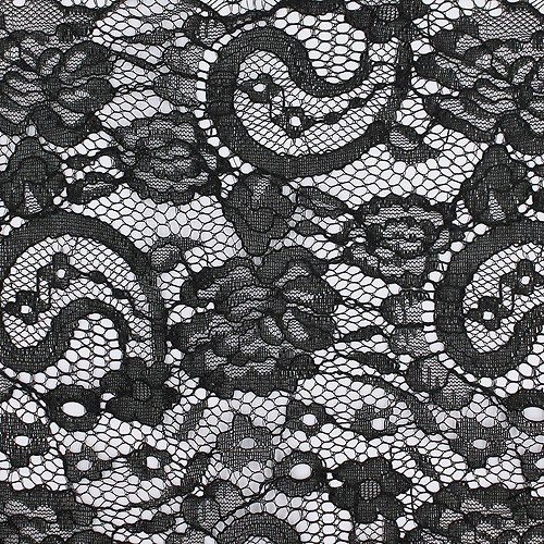 62775 Chantilly Lace Fabric 150cm Black