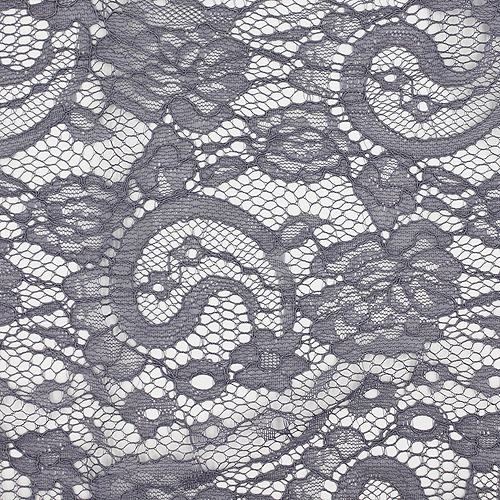 62779 Chantilly Lace Fabric 150cm Purple Ash