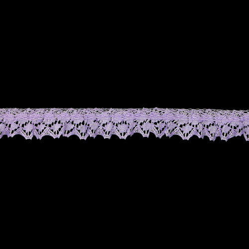 63024 Lace Nylon Frilled 16mm Lilac