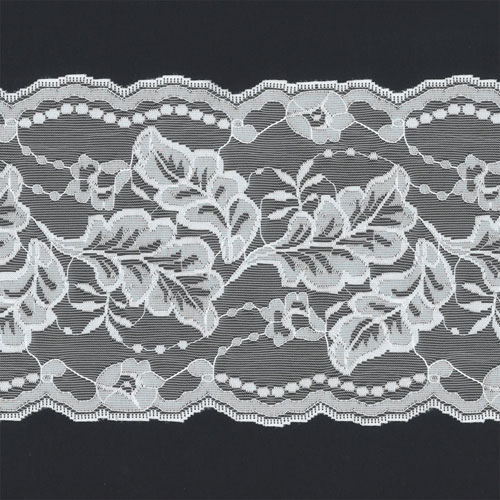 63089 Lace Nylon Flat White 135mm