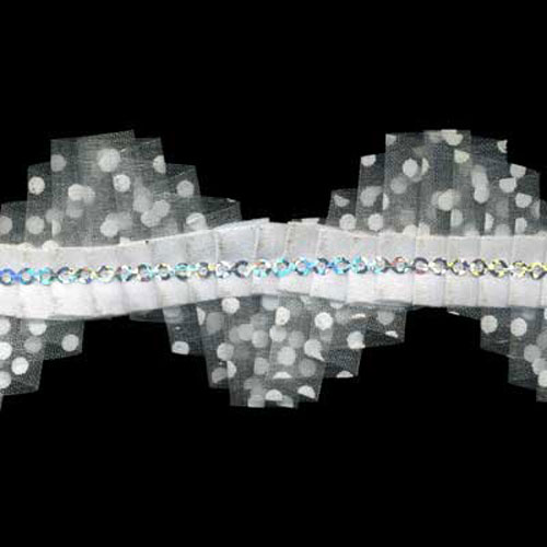 63306 Lace Frilled White