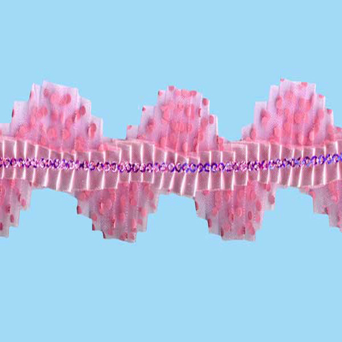 63308 Lace Frilled Pink