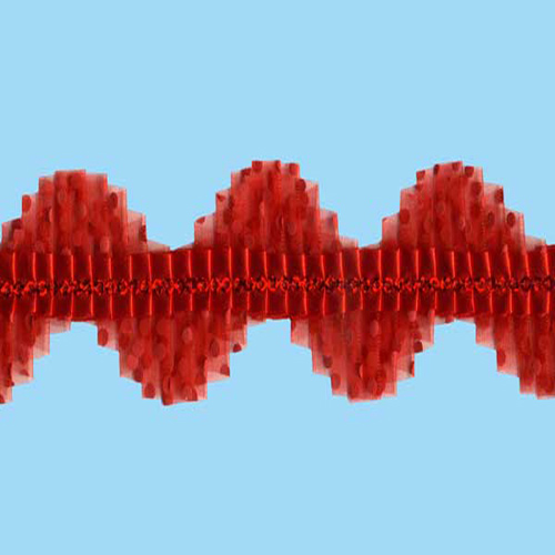 63311 Lace Frilled Red