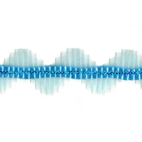 63317 Lace Frilled Blue