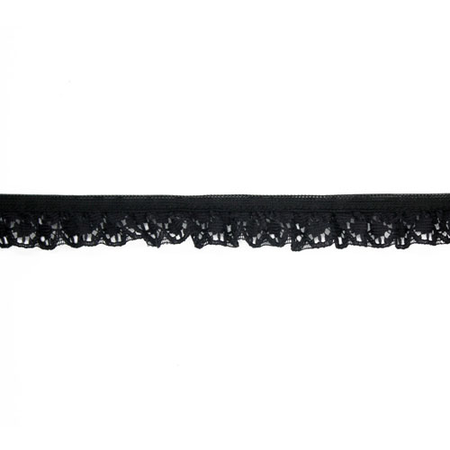 63330 Nylon Frilling Black 18mm