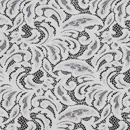 63420 Fabric Bridal Stretch 150cm Ivory