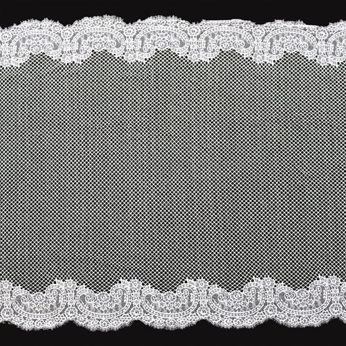 63473 Bridal Fabric Panel 280x118cm Ivory