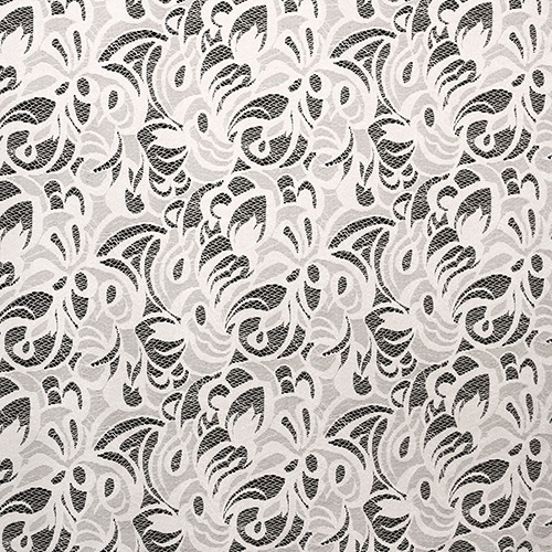 63495 Fabric Bridal Stretch 155cm Ivory