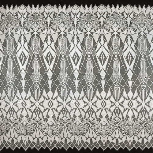 63496 Fabric Bridal Panel 280cmx108cm Ivory