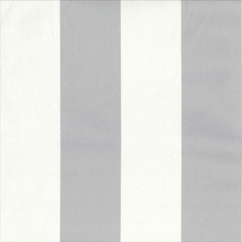 63505 Canvas Fabric 142cm Grey Stripe