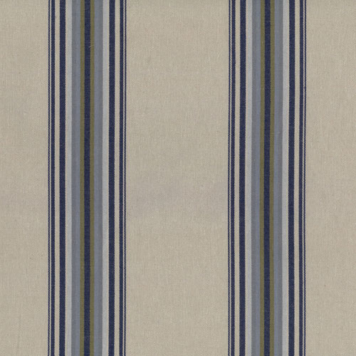 63535 Furnishing Fabrics 142cm Blue Stripe