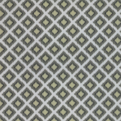 63539 Printed Cotton Fabric 112cm Taupe Diamonds