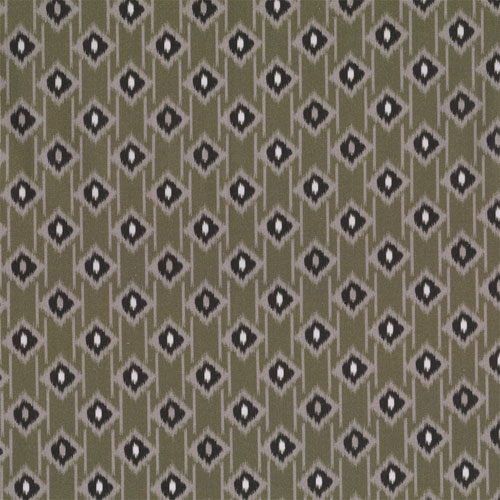 63541 Printed Cotton Fabric 112cm Black Small Diamonds