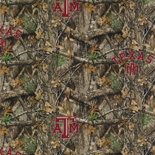 63571 Printed Cotton Fabric 112cm Texas Trees