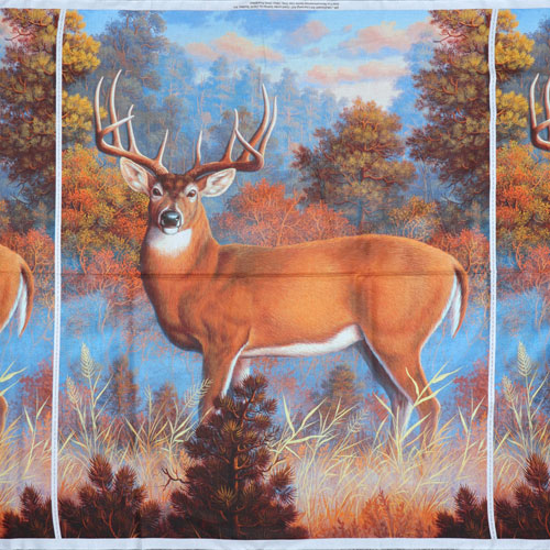 63599 Printed Cotton Fabric 112cm Deer
