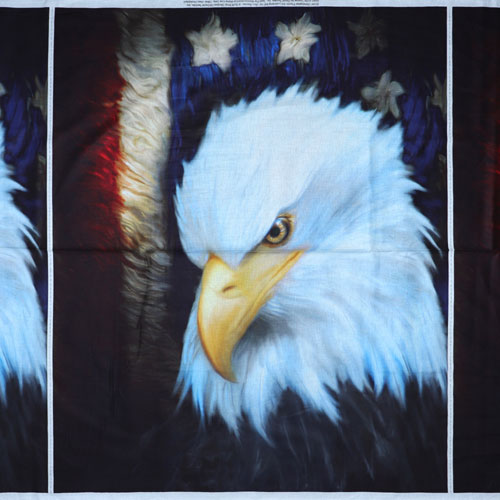 63616 Printed Cotton Fabric 112cm Eagle