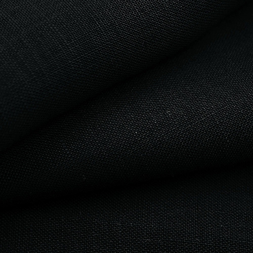 63750 Pure Linen Light 135cm Black