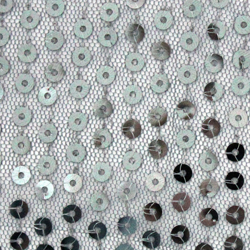 63879 Sequin Mesh 130cm Grey