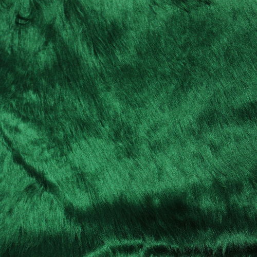 63948 Faux Fur 75cm Bottle Green