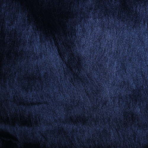 63950 Faux Fur 75cm Marine Blue