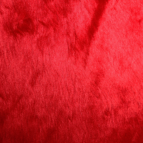 63951 Faux Fur 75cm Red