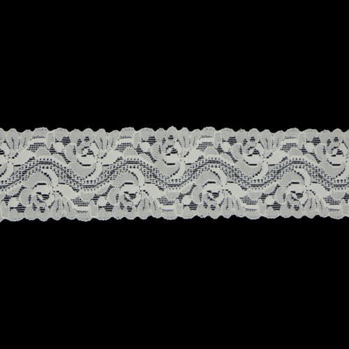 64063 Lace Stretch 45mm Ivory