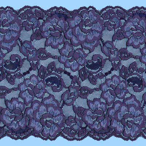64098 Stretch Lace 150mm Navy