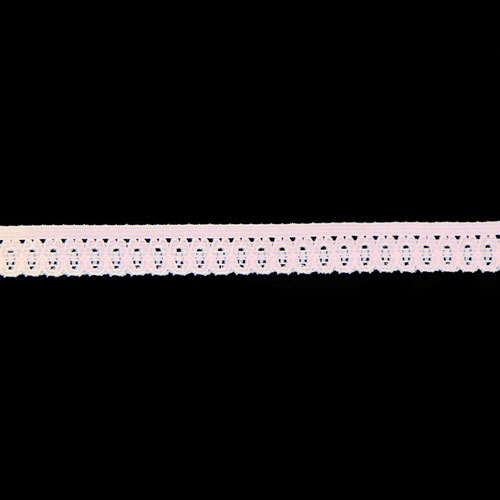 64111 Lace Stretch 12mm Pink