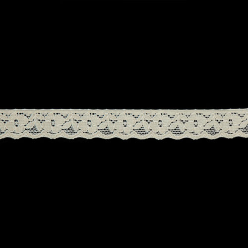 64120 Lace Stretch 15mm Cream