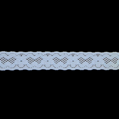 64136 Lace Stretch 25mm Blue