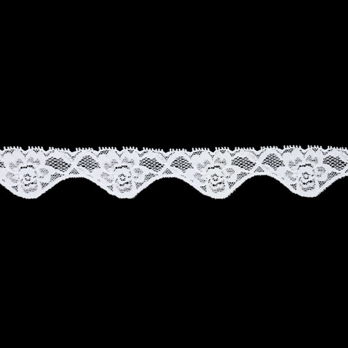 64199 Lace Stretch 40mm Off White