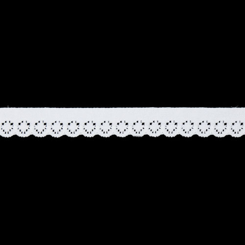 64204 Lace Stretch 14mm Ivory