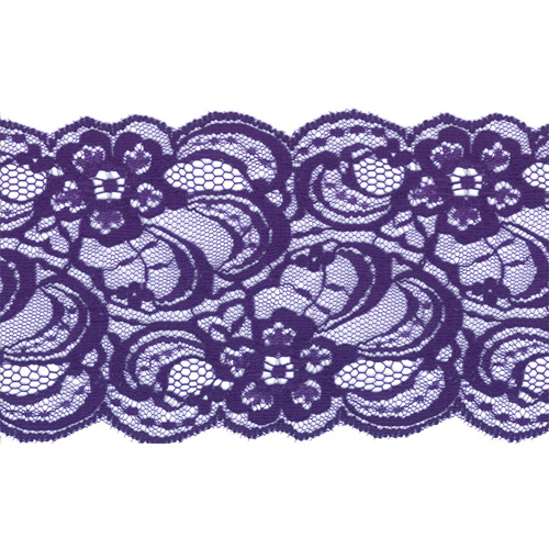 64687 Lace Nylon Flat Purple 80mm