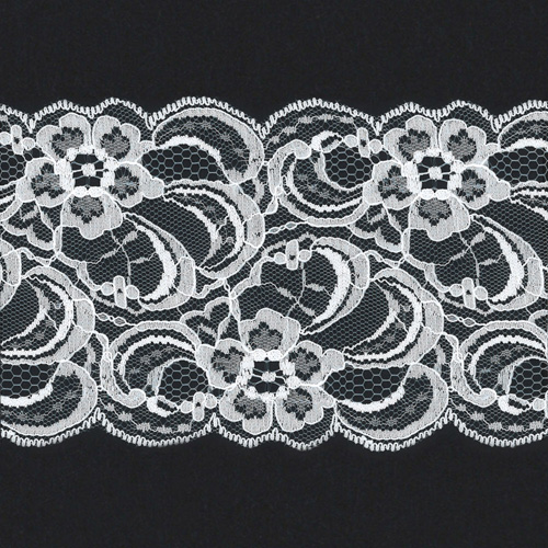 64697 Lace Nylon Flat White 90mm
