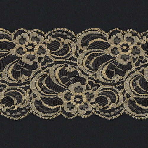 64698 Lace Nylon Flat Cream 90mm