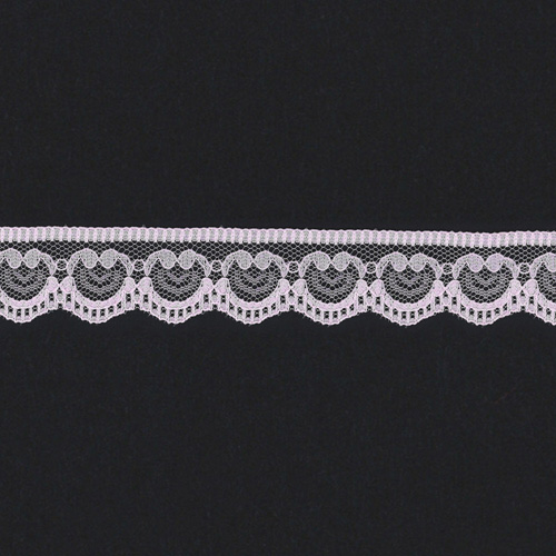 64703 Lace Nylon Flat Pink 23mm