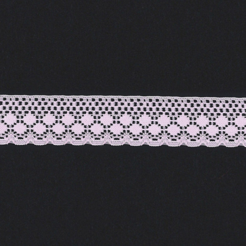 64706 Lace Nylon Flat Pink 30mm
