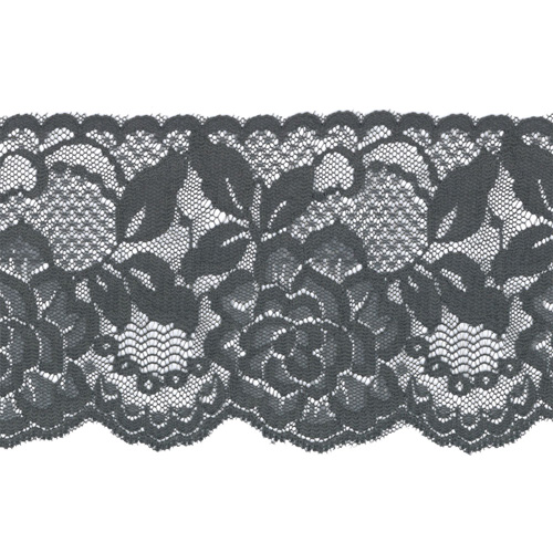 64716 Lace Nylon Flat Pewter 85mm