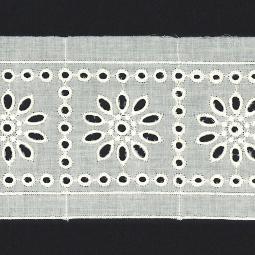 64760 Lace Cambric Flat Cream 85mm