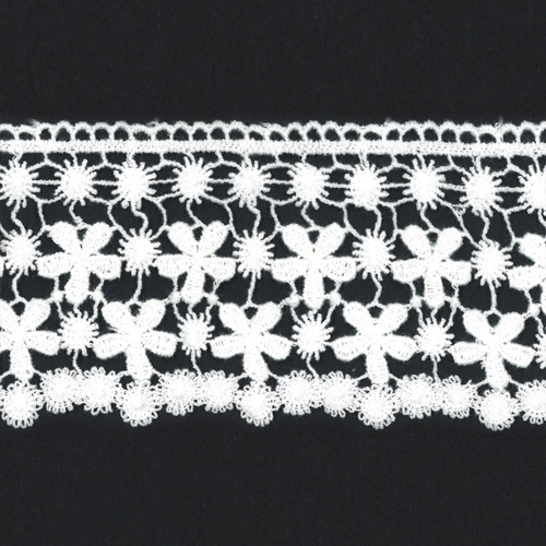 64786 Lace Guipure White 70mm
