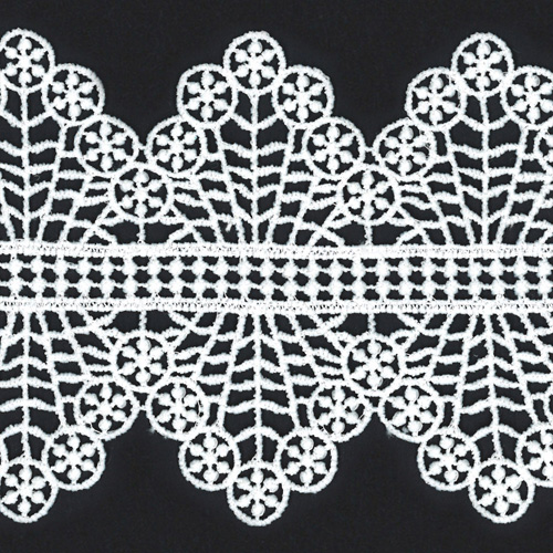 64789 Lace Guipure White 110mm
