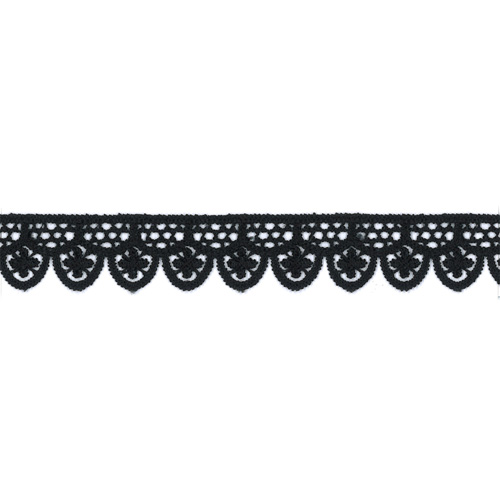 64798 Lace Guipure Black 20mm